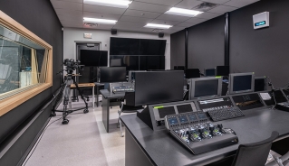 Production suite at the Centre for Creative Media
