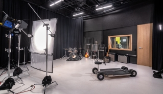 Music production studio at the Centre for Creative Media