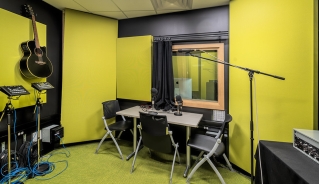 Audio recording suite at the Centre for Creative Media