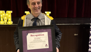 Jon Nadolny - Excellence in Education Award winner - Parkland 2026