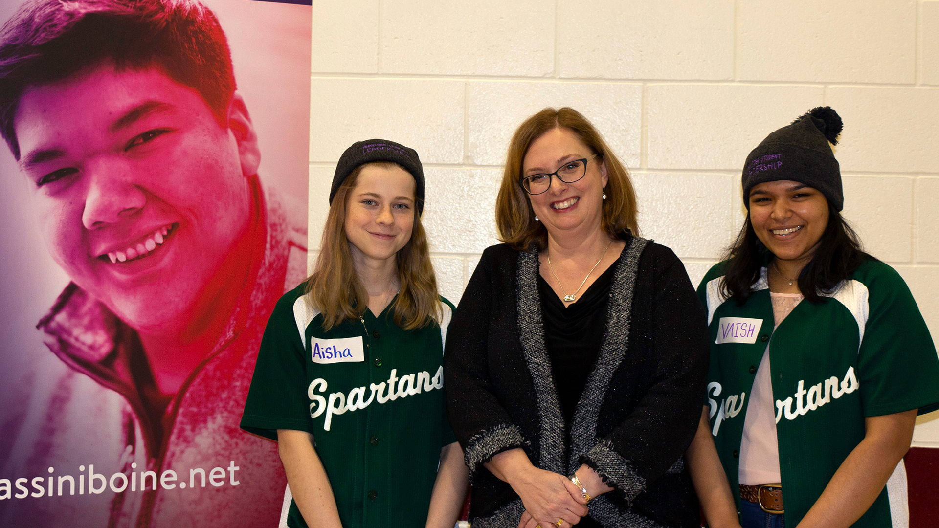 One to Watch Award Announcement - High School students and Deanna Rexe, Vice-President Academic at Assiniboine One to Watch Award Announcement - High School students and Deanna Rexe, Vice-President Academic at Assiniboine