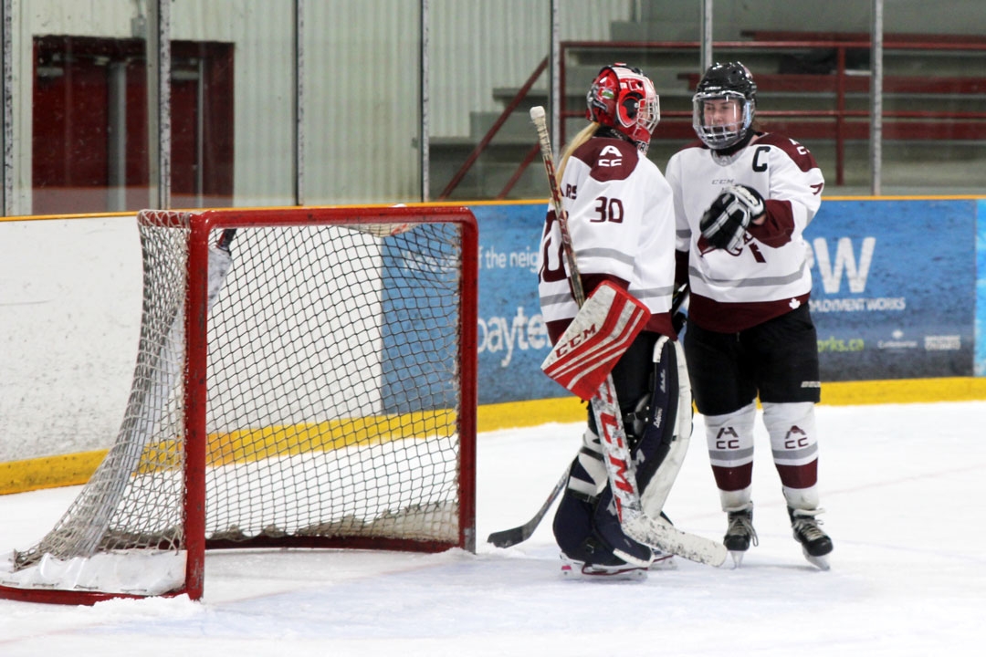 Mariah and Goalie Mariah and Goalie