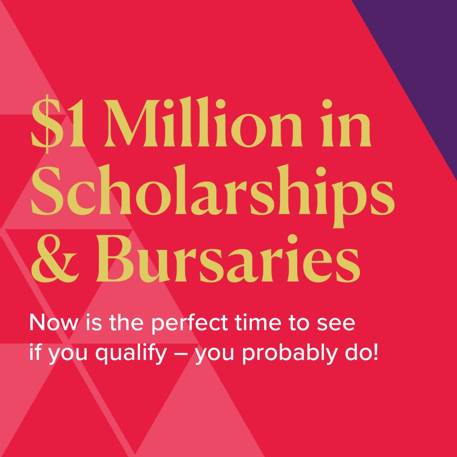 $1 Million in Scholarships & Bursaries