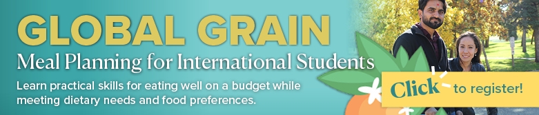 Global Grain - meal planning for international students.