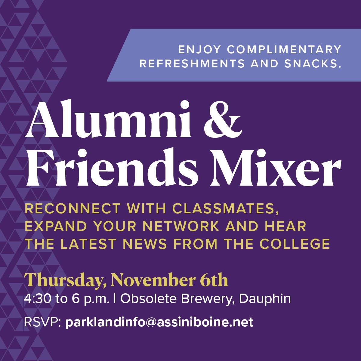 Alumni & Friends Mixer - Parkland, November 2025