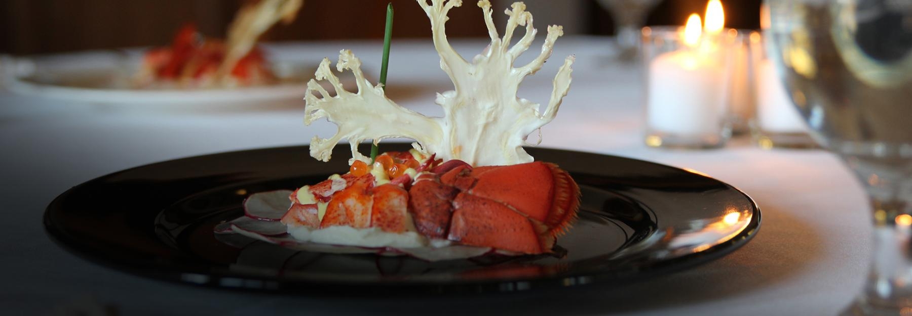 A lobster dish at the Foundation Legacy Gala Dinner.