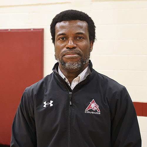Edward Segun, men's soccer head coach.