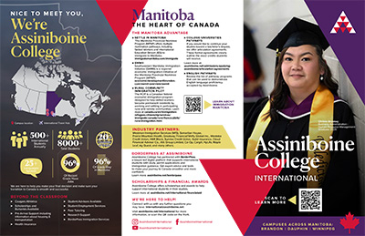 Preview of the first page of the International Brochure.