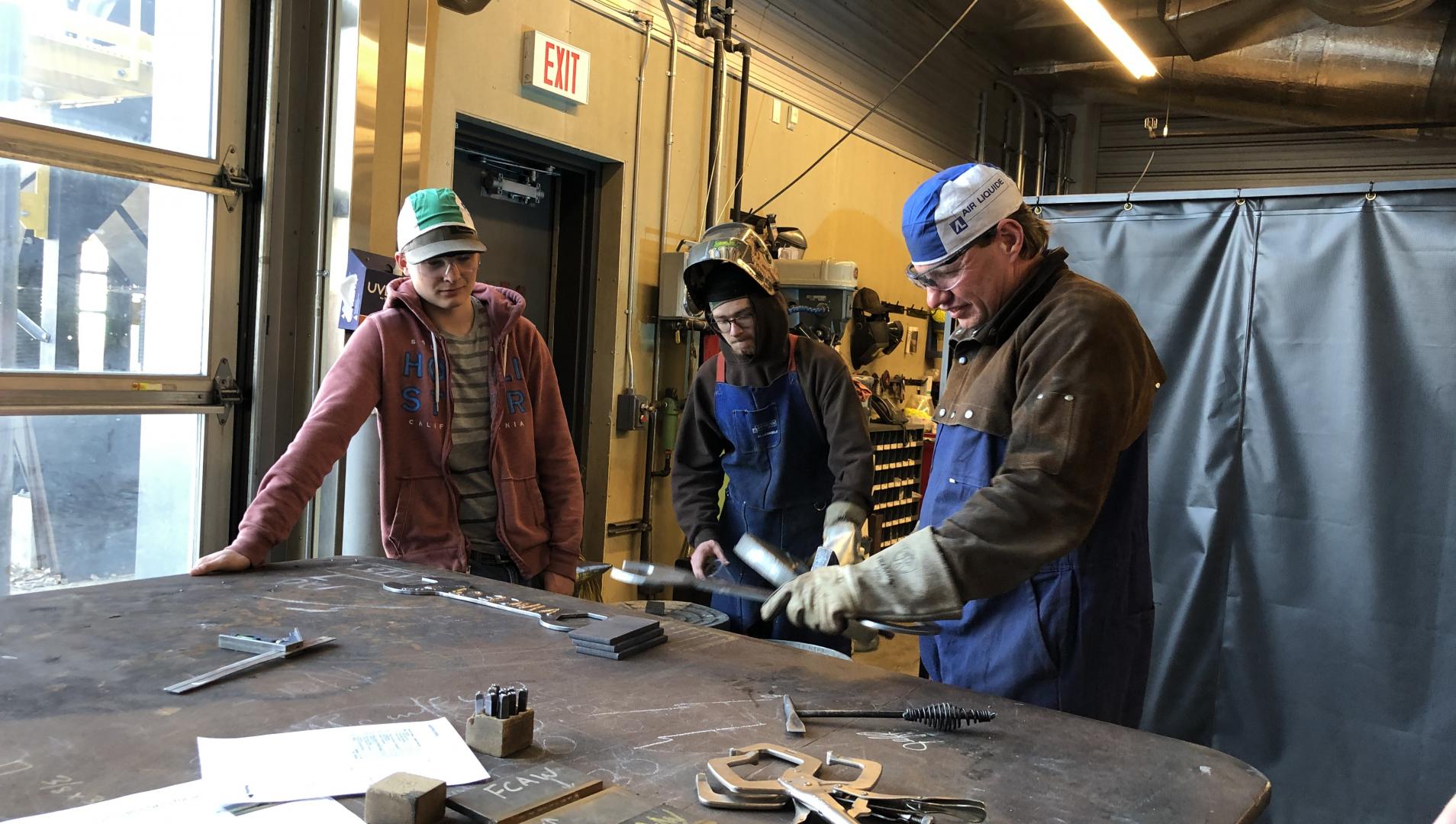 High School Students enjoy a hands on experience at Assiniboine