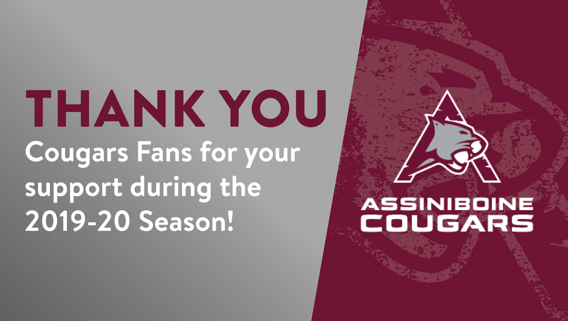 Thank you cougars fans