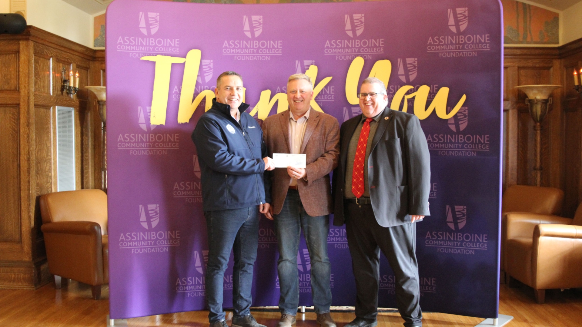 Atom-Jet Industries Cheque Presentation