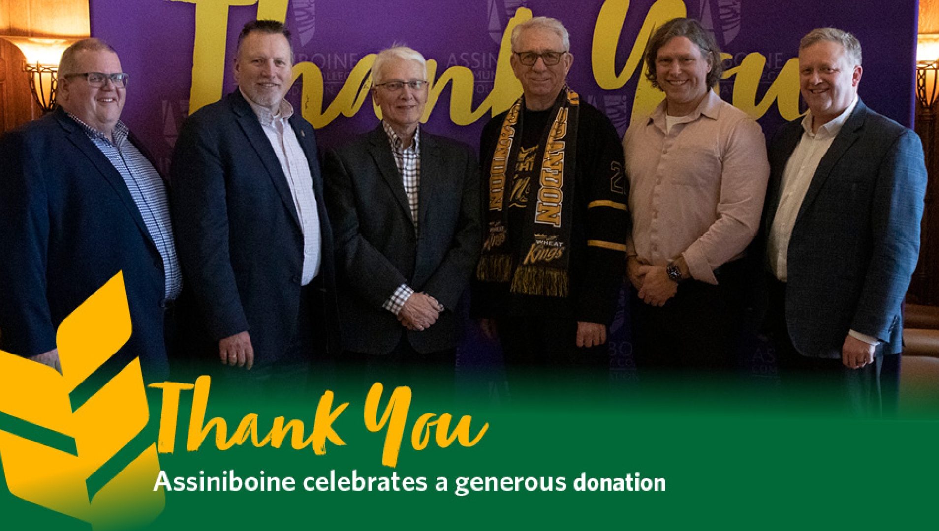 Assiniboine celebrates donation from Redfern Farm Services