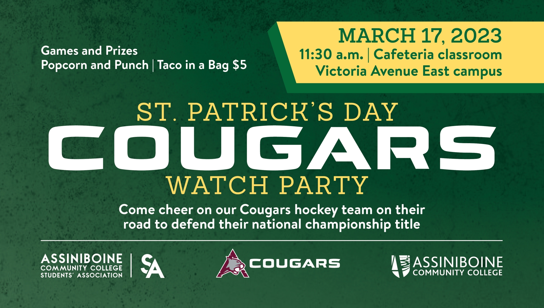 Cougars Watch Party