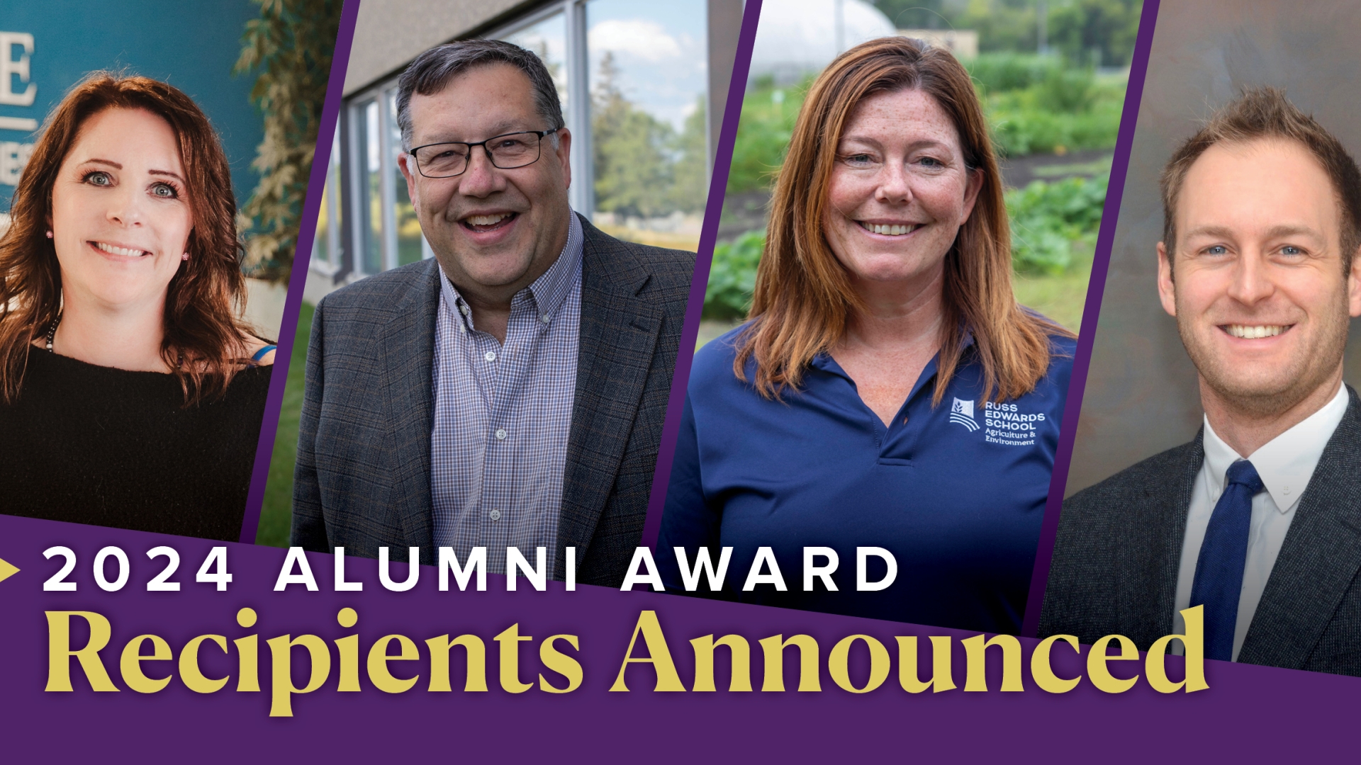 2024 Alumni Awards recipients