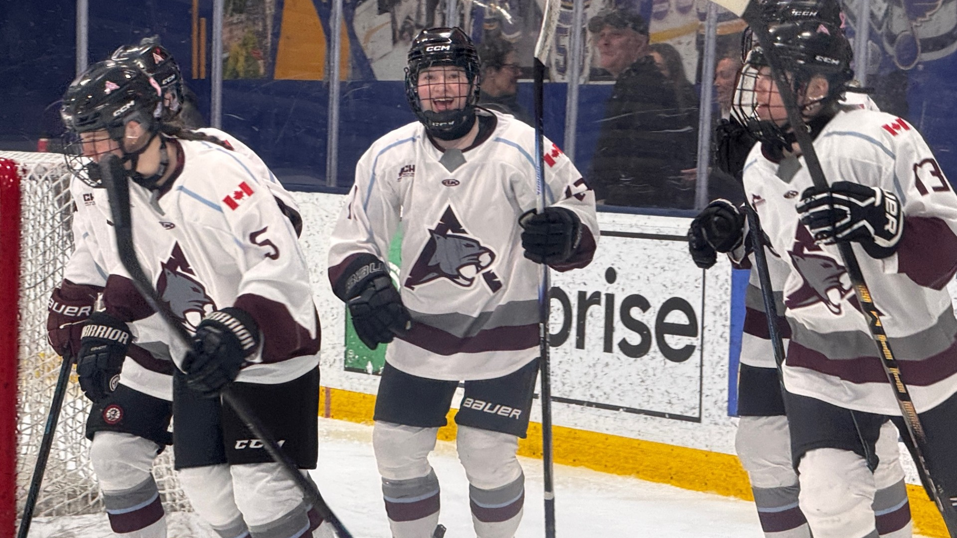 First goal against BU