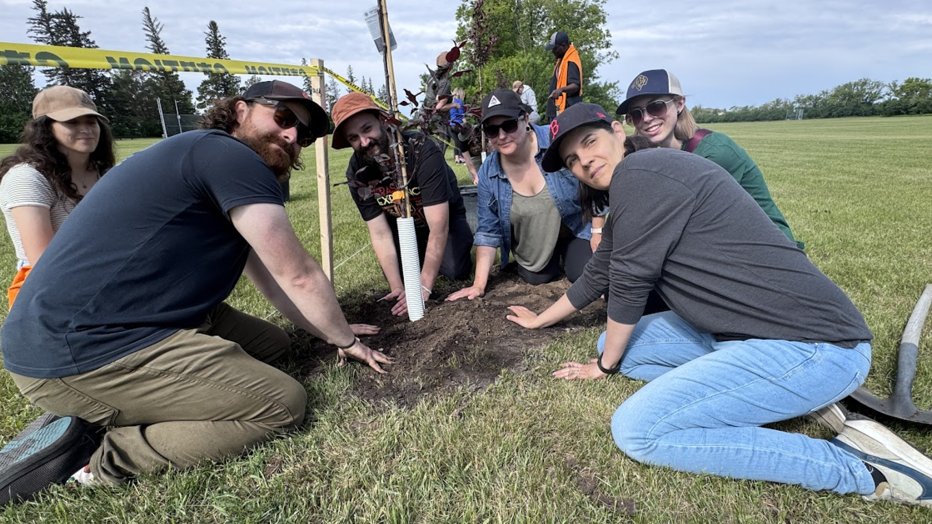 Tree planting - Assiniboine College