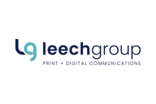 Leech Group, print + digital communications.