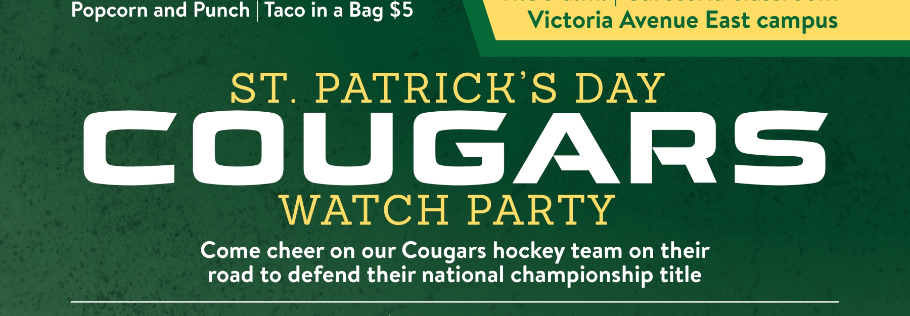 Cougars Watch Party